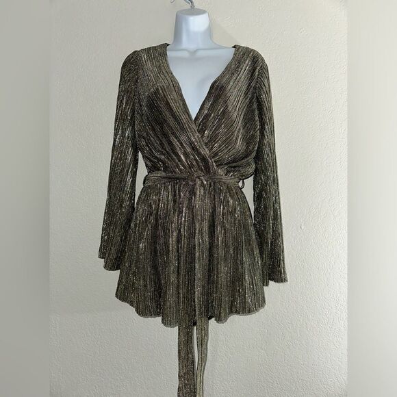 Baltic Born If By The Sea Metallic Romper NWT S - Picture 1 of 8